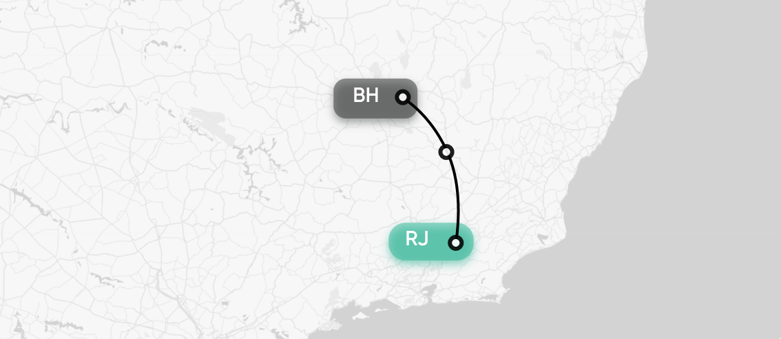 Voo do Rio de Janeiro para Belo Horizonte