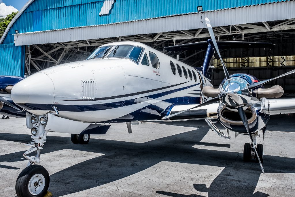 King Air B200 turbo-prop aircraft