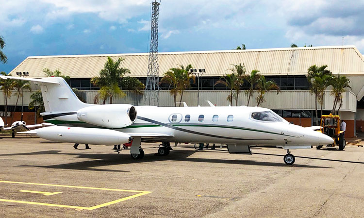Learjet 35A ideal for photo shoots