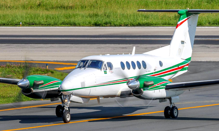 King Air B200GT, aircraft  used in the weekly business route