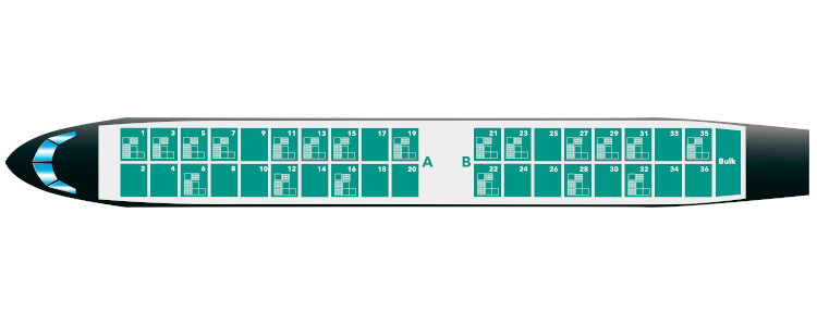 Boeing 787-9 lower deck configuration: Container