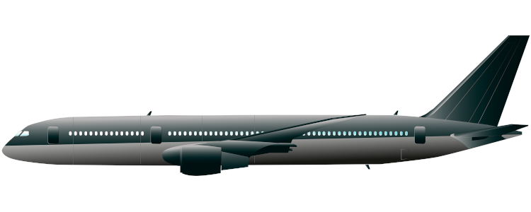 Boeing 787-9 side view