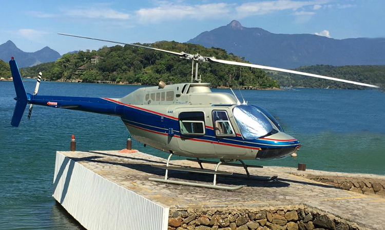 Bell Jet Ranger disponible para vuelos de taxi aéreo en Brasil