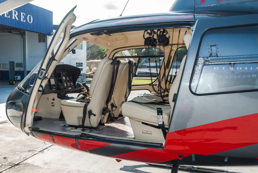 aircraft charter - panoramic flight on the Eurocopter